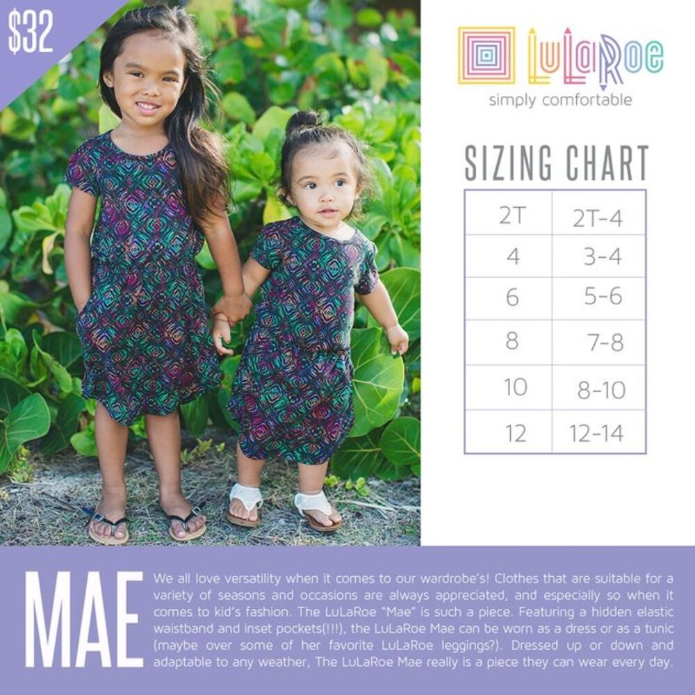 Girls LuLaRoe Basic Grey Mae Dress Size 10 - Picture 6 of 6